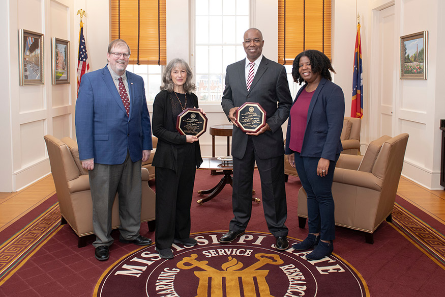 Diversity Inclusion winners Rachel Welborn and Christopher Hunter